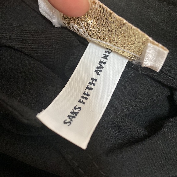Saks Fifth Avenue Gottex Black Button Front Long Sleeve Size M. - Picture 11 of 11